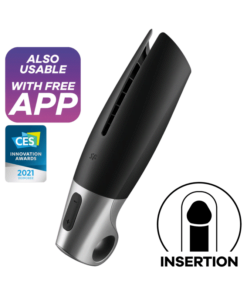 SATISFYER POWER MASTURBATOR - BLACK