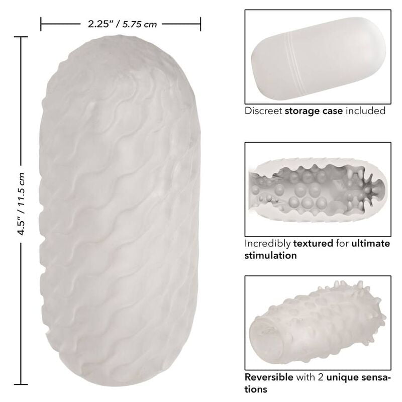 CALIFORNIA EXOTICS REVERSIBLE NUBBY STROKER - slika 2