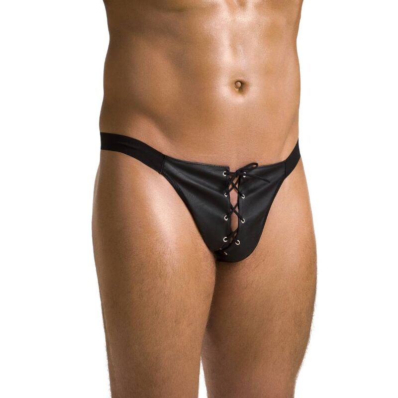 PASSION 044 SLIP OPEN BEN BLACK S/M - slika 3