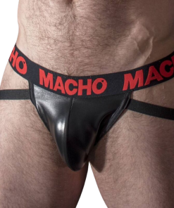 MACHO - MX25RC JOCK RED LEATHER S