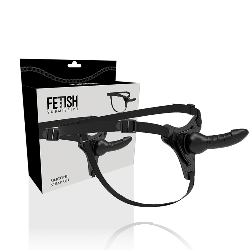 FETISH SUBMISSIVE POSTROJ S SILIKONSKIM REALISTIČNIM DILDOM 16 CM - ČRNI - slika 2