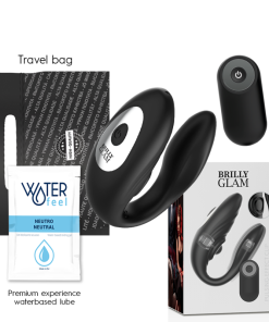 BRILLY GLAM COUPLE PULSING  VIBRATING REMOTE CONTROL