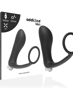ADDICTED TOYS POLNILNI PROTETIČNI VIBRATOR - ČRNI