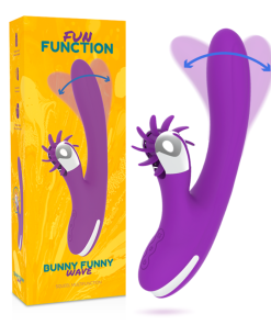 FUN FUNCTION BUNNY FUNNY WAVE 2.0 VIBRATOR Z VALOVANJEM