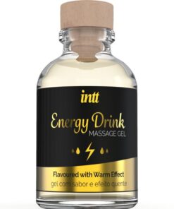INTT - MASSAGE GEL WITH FLAVORED ENERGY CA DRINK AND HEATING EFFECT
