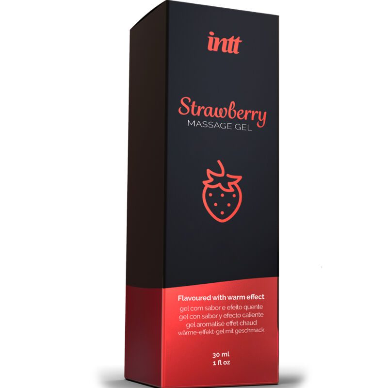INTT - HOT EFFECT STRAWBERRY FLAVOR MASSAGE GEL - slika 3