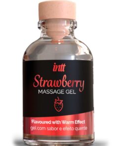 INTT - HOT EFFECT STRAWBERRY FLAVOR MASSAGE GEL