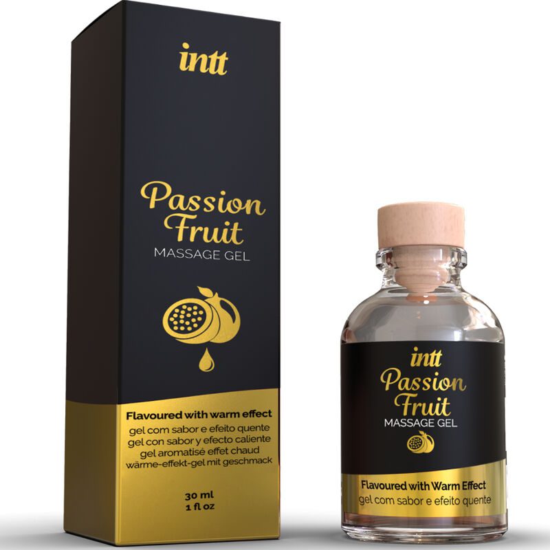 INTT - PASSION FRUIT FLAVORED MASSAGE GEL WITH HEAT EFFECT - slika 2
