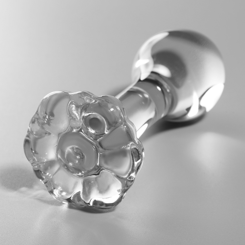 NEBULA SERIES BY IBIZA - MODEL 2 ANAL PLUG BOROSILICATE GLASS 11 X 3.5 CM CLEAR - slika 2