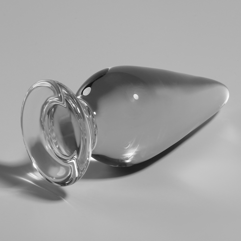 NEBULA SERIES BY IBIZA - MODEL 4 ANAL PLUG BOROSILICATE GLASS 11 X 5 CM CLEAR - slika 2