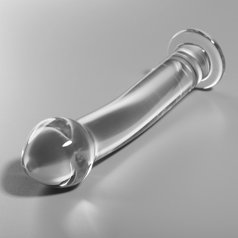 NEBULA SERIES BY IBIZA - MODEL 11 DILDO BOROSILICATE GLASS 16 X 3 CM CLEAR - slika 2