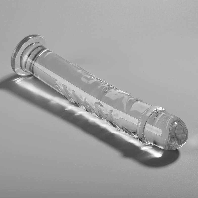 NEBULA SERIES BY IBIZA - MODEL 16 DILDO BOROSILICATE GLASS 18.5 X 3 CM CLEAR - slika 2