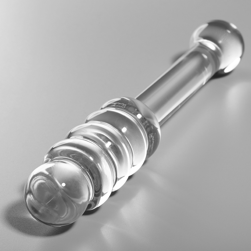 NEBULA SERIES BY IBIZA - MODEL 20 DILDO BOROSILICATE GLASS 20.5 X 3 CM CLEAR - slika 2