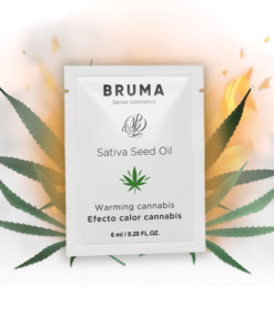 BRUMA - SATIVA SEED OIL SLIDING GEL WARMING CANNABIS FLAVOR 6 ML
