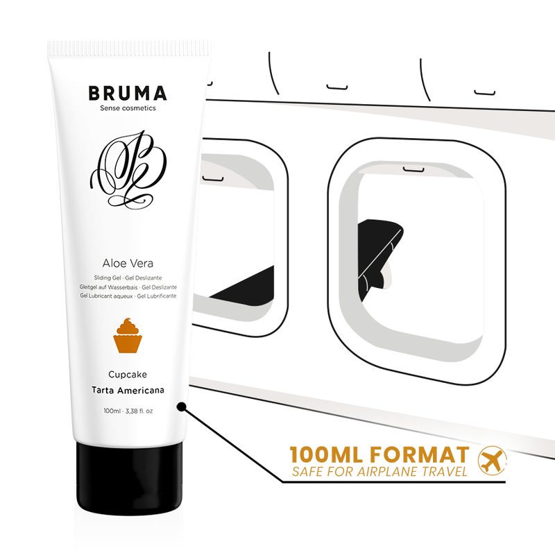 BRUMA - ALOE VERA SLIDING GEL CUPCAKE FLAVOR 100 ML - slika 3
