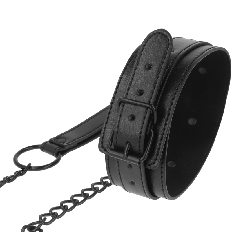 INTENSE - FETISH VEGAN LEATHER COLLAR - slika 2