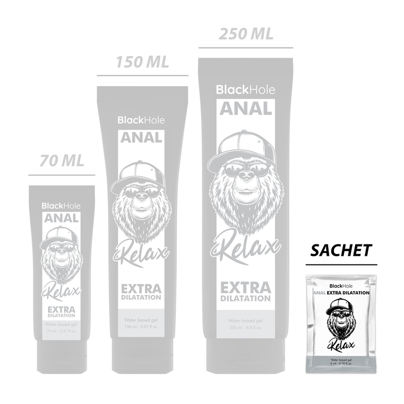 BLACK HOLE GEL NA VODNI OSNOVI ZA DODATNO RAZŠIRITEV 6 ML - ENOJNI ODMEREK - slika 2
