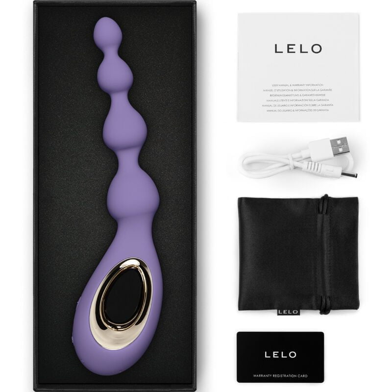 LELO - SORAYA BEADS ANAL MASSAGER VIOLET DUSK - slika 3
