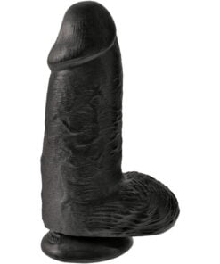 KING COCK - CHUBBY REALISTIC PENIS 23 CM BLACK