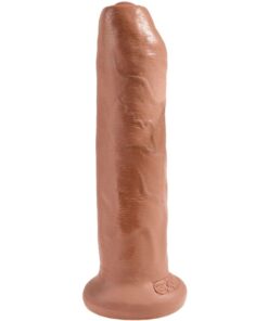 KING COCK - UNCUT REALISTIC PENIS 17.8 CM CARAMEL