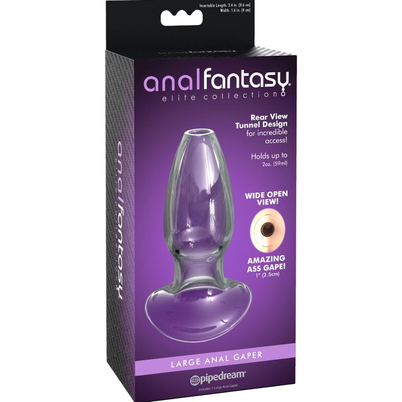 ANAL FANTASY ELITE COLLECTION - ANAL GAPER DILATOR GLASS SIZE M - slika 3