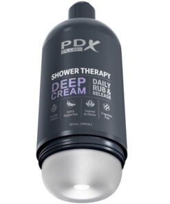 PDX PLUS - STROKER DISCREET DESIGN SHAMPOO BOTTLE DEEP CREAM