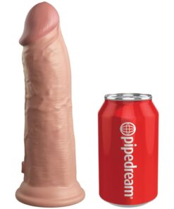 KING COCK ELITE - REALISTIC DILDO VIBRATING  SILICONE 20.3 CM