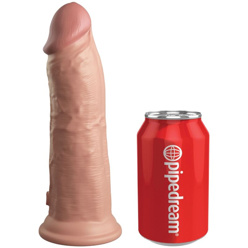 KING COCK ELITE - REALISTIC DILDO VIBRATING SILICONE 20.3 CM