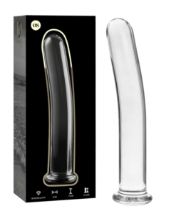 NEBULA SERIES BY IBIZA - MODEL 8 DILDO BOROSILICATE GLASS 14.5 X 2 CM CLEAR