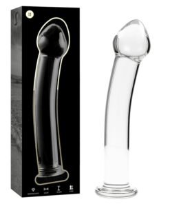 NEBULA SERIES BY IBIZA - MODEL 11 DILDO BOROSILICATE GLASS 16 X 3 CM CLEAR