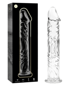NEBULA SERIES BY IBIZA - MODEL 12 DILDO BOROSILICATE GLASS 17 X 3.5 CM CLEAR