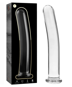 NEBULA SERIES BY IBIZA - MODEL 17 DILDO BOROSILICATE GLASS 18.5 X 3 CM CLEAR
