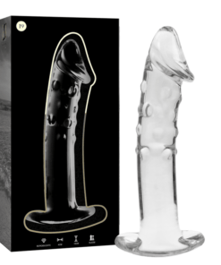 NEBULA SERIES BY IBIZA - MODEL 19 DILDO BOROSILICATE GLASS 18.5 X 4 CM CLEAR