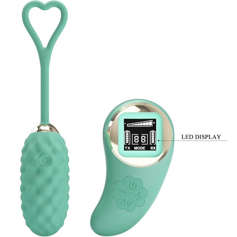 PRETTY LOVE - VIVIAN GREEN REMOTE CONTROL VIBRATING EGG - slika 3
