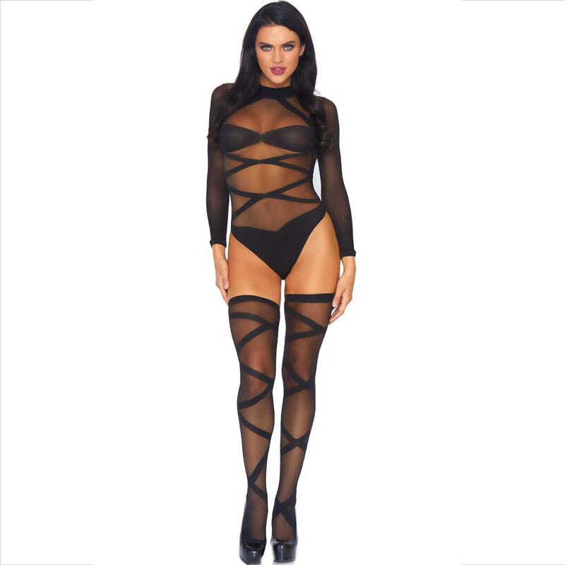 LEG AVENUE - 2 PIECE SET BODY AND THIGH - slika 2