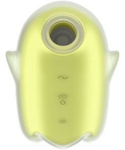 SATISFYER - GLOWING GHOST AIR PULSE  VIBRATOR YELLOW