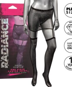 RADIANCE - GARTER SKIRT THIGH HIGHS PLUS SIZE