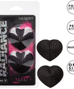 RADIANCE - HEART-SHAPED JEWEL NIPPLE SHIELDS