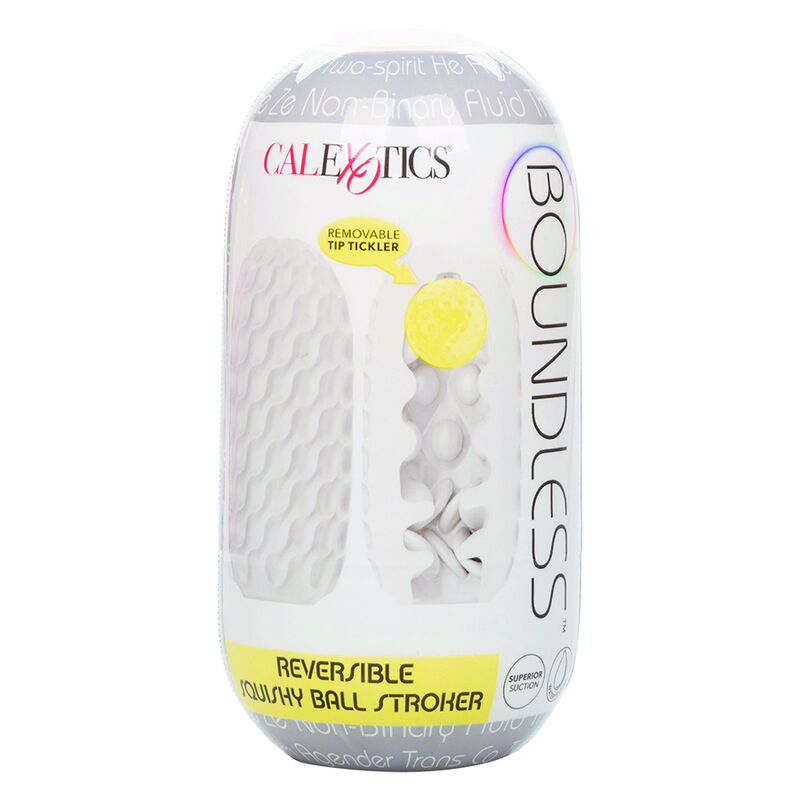 CALIFORNIA EXOTICS - BOUNDLESS REVERSIBLE SQUISHY BALL STROKE GREY - slika 2