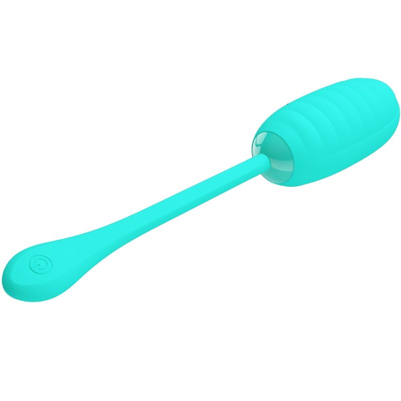 PRETTY LOVE - KIRK RECHARGEABLE VIBRATING EGG AQUA GREEN - slika 3