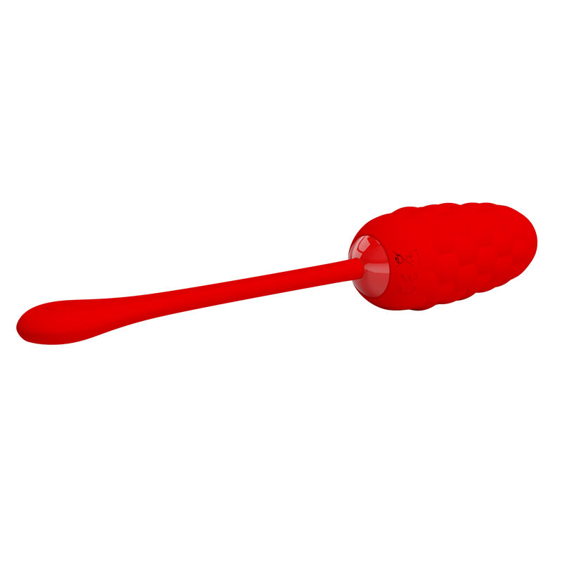 PRETTY LOVE - VIBRATING EGG WITH RED RECHARGEABLE MARINE TEXTURE - slika 3
