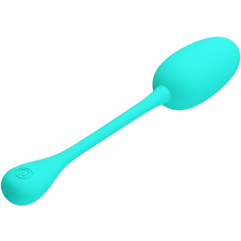 PRETTY LOVE - KNUCKER WATER GREEN RECHARGEABLE VIBRATING EGG - slika 2