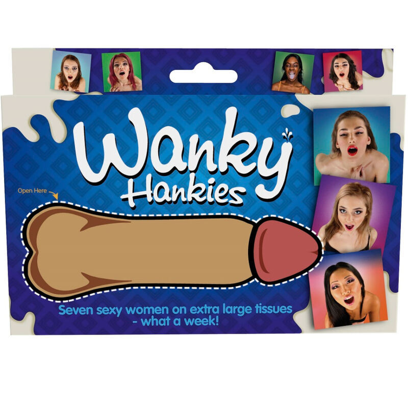 SPENCER FLEETWOOD - WANKY HANKIES 7 EXTRA LARGE WOMEN'S HANDKERCHIEFS - slika 3