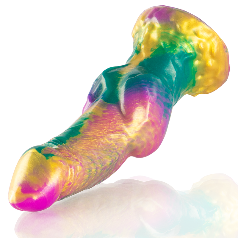 EPIC - IRIS DILDO WITH RAINBOW TESTICLES OF PLEASURE - slika 3