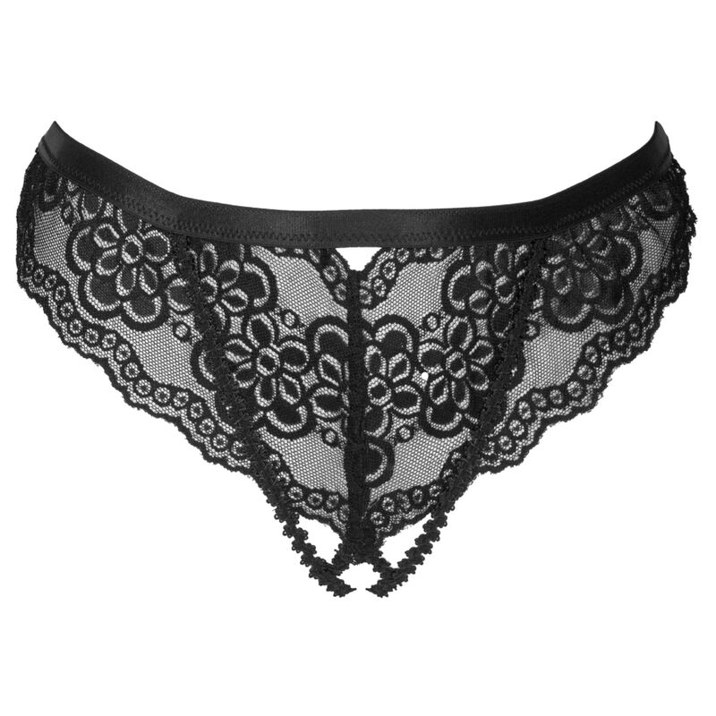 LIVCO CORSETTI FASHION - OKSURIN PANTY CROTCHLESS BLACK - slika 3