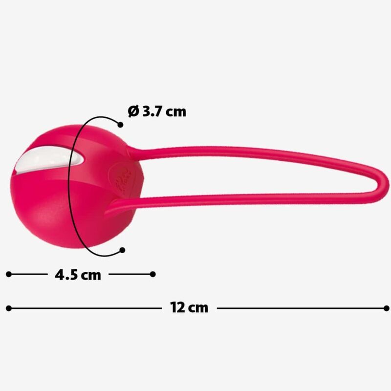 FUN FACTORY - SMARTBALL UNO PELVIC BALL WHITE / PASTEL LILAC - slika 2