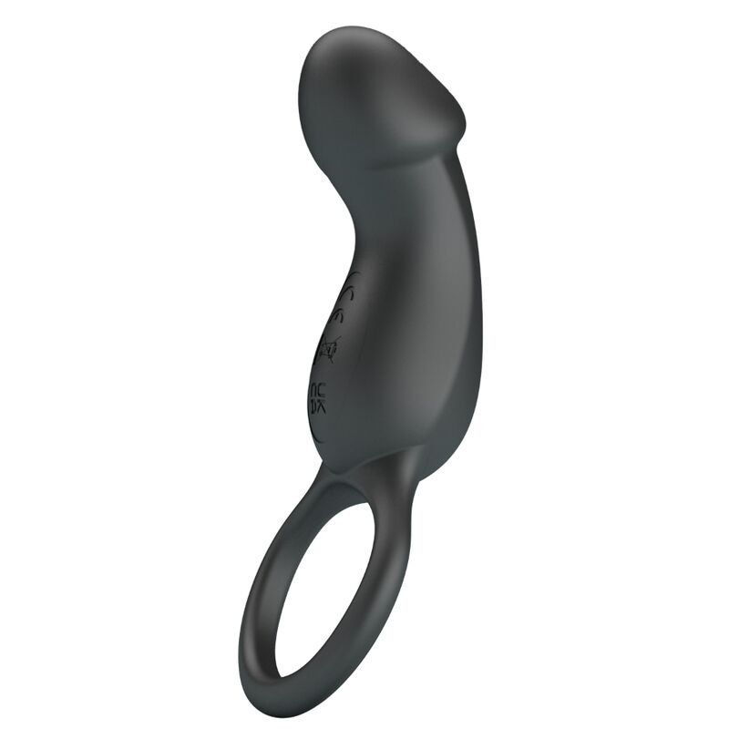 PRETTY LOVE - TRAE VIBRATING BLACK RING WITH STIMULATOR - slika 3