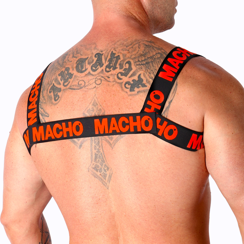 MACHO - DOUBLE HARNESS RED - slika 3
