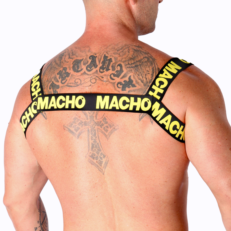 MACHO - DOUBLE HARNESS YELLOW - slika 3