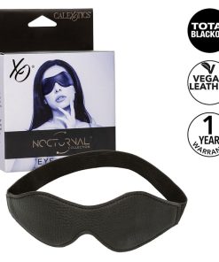 CALEXOTICS - NOCTURNAL EYE MASK PVC LEATHER BLACK